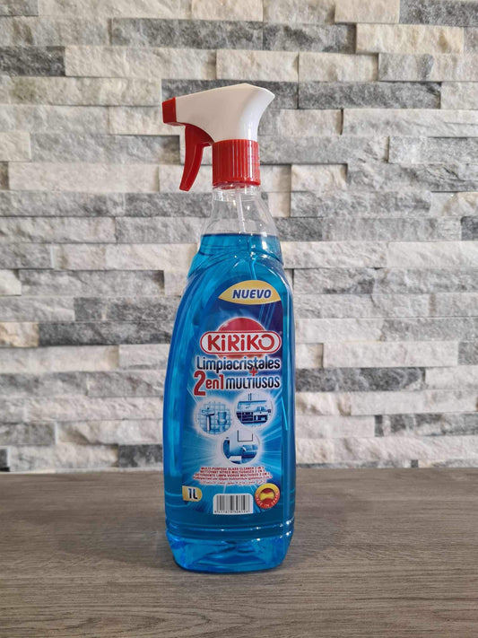 Kiriko Glass Cleaner & Multipurpose 2 in 1 Spray Cleaner