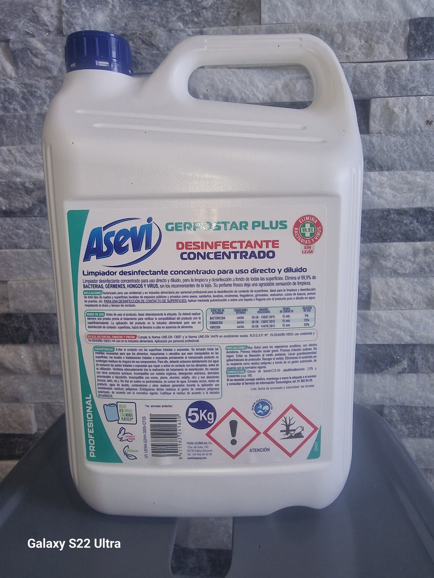 Asevi gerpostar plus disafetant 5l