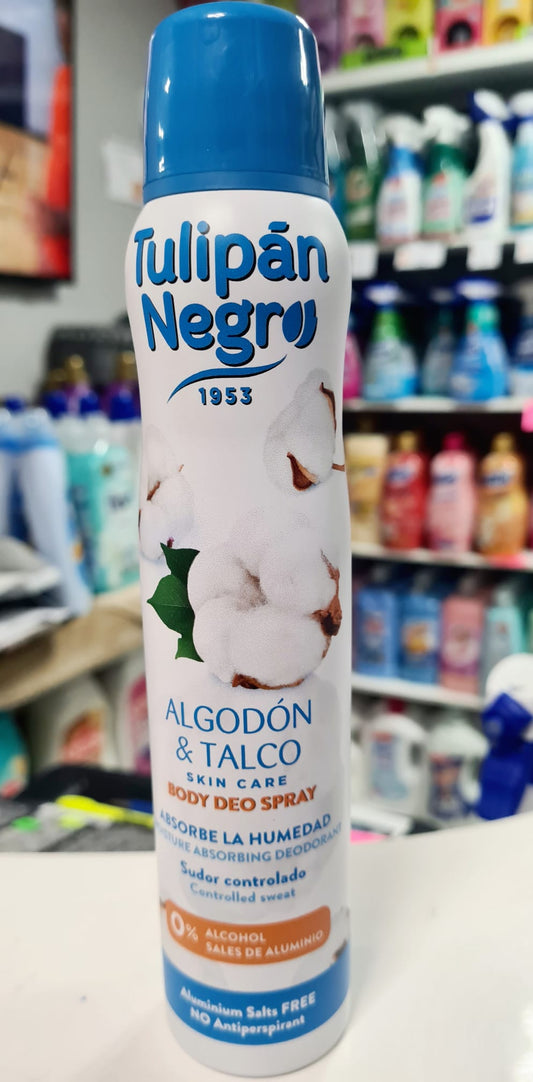 Tulipan negre  algodon & talco body deodorant