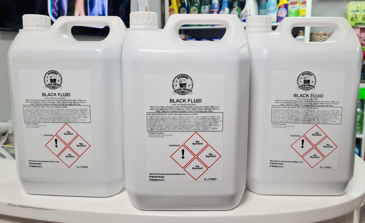 Black fluid  5l bottle