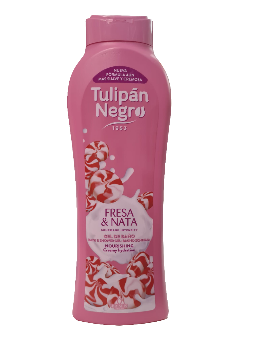 Tulipan negro Fresa & Nata shower gel